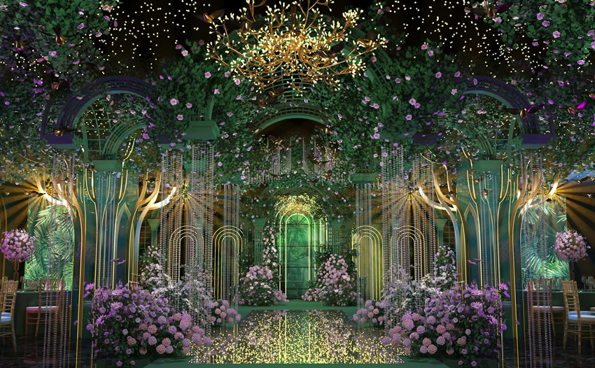 漯河奇妙森林婚礼堂效果展示