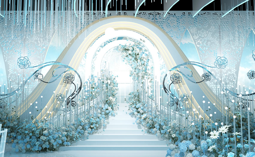 漯河釡香烙馍村水晶厅效果展示